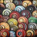 Das Gleiche ist nicht dasselbe; Acryl auf Leinwand;
120 x 120 cm;
verkauft